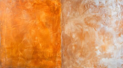 Abstract texture background with warm orange hues and light neutral tones for creative and artistic projects