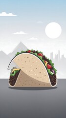 Taco illustration