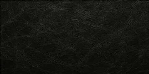 Dark black leather texture background pattern on a rough material surface