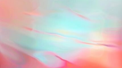 Obraz premium Soft Abstract Background with Subtle Blush and Aqua Hues Creating a Dreamy and Ethereal Atmosphere