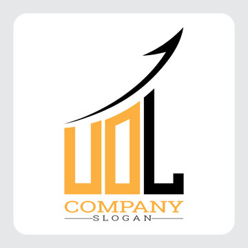 udl logo design, udl Company Logo Design Growth vector, udl Upward Arrow Business Success Logo vector, udl Corporate Branding Logo, udl simple and modern logo, udl business finance logo design, etc.
