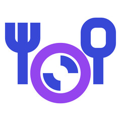 kitchen twotone icon set