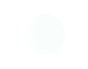 Obraz premium A simple, solid white circle on a black background, digitally rendered with slightly pixelated edges