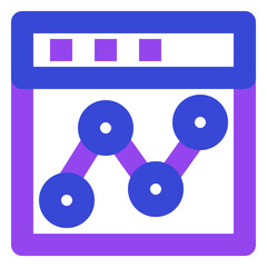 web and seo twotone icon set