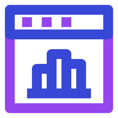 web and seo twotone icon set