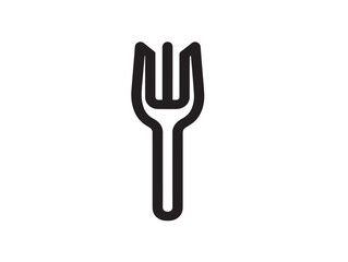 legant Gastronomy Icon in Clean Minimal Vector Line Artwork