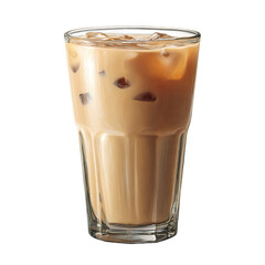 Iced coffee drink in a glass