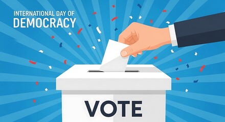Celebrate International Day of Democracy Your Vote, Your Voice