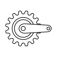 Crankset icon design