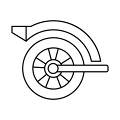 Obraz premium Wheel Rear icon design