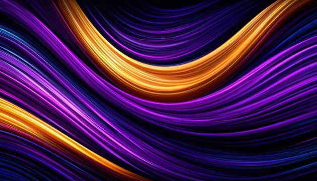 Abstract background with smooth lines and strong contrasting colors