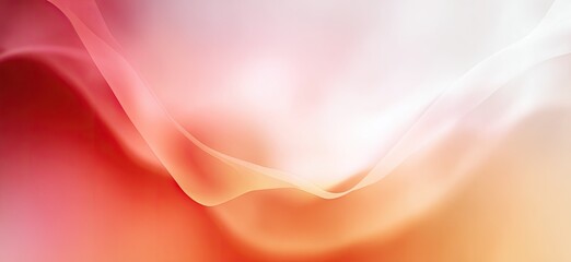 Obraz premium Abstract flowing forms in soft, warm colors