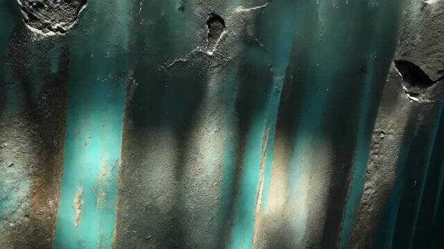 Abstract Ice Cave Texture Design.
