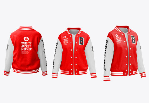 Classic Varsity Jacket Mockup