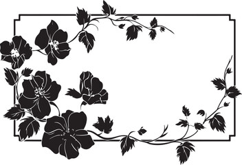 Fototapeta premium 8 Floral Border Frame Bundle