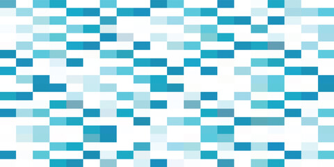Abstract blue pixelated pattern, featuring varying shades of blue rectangles on a white background, creating a textured visual effect.