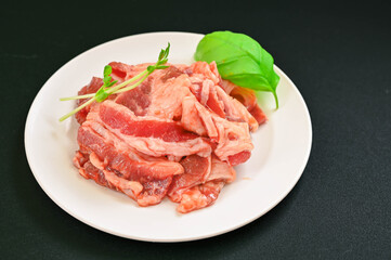 焼肉用味付け肉　牛バラ肉