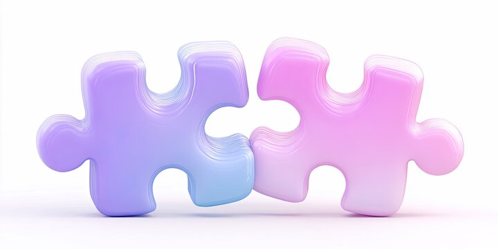 Two pastel puzzle pieces joined (1) - Powered by Adobe
