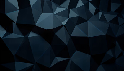 Dark geometric shapes with sharp edges