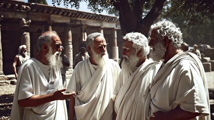 Ancient Greek thinker: Plato Academy, Socratic inquiry, philosophical method, intellectual heritage, timeless lesson, classic reasoning, wisdom pursuit, scholarly debate, critical reflection