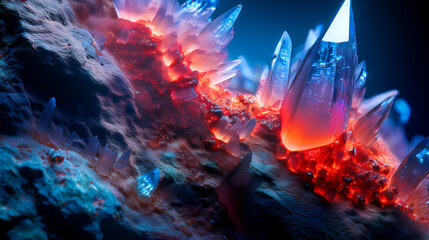 Unique Digital Asset: A Texture of a Luminous and Volatile Material

