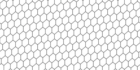 Seamless hexagon honeycomb pattern. Clean geometric hexagonal grid design. Perfect for wallpapers, textiles, packaging, wrapping paper, digital graphics, and modern surface background.