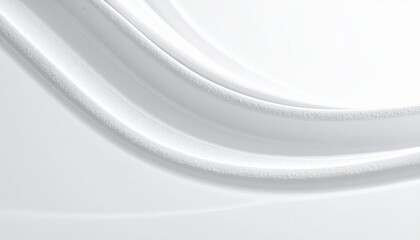 Abstract white fabric creates a soft wave, smooth texture surface background with delicate flowing folds, minimal design, bright clean style, elegant atmosphere, calm impression, HD extra quality, ide