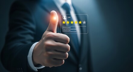 Thumbs Up for Excellence Elevating Customer Satisfaction with Glowing Reviews Exceptional Service in the Pursuit of