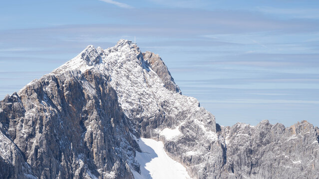 Beautiful German Mountains in Zugspitzregion - Alpspitze. High quality photo