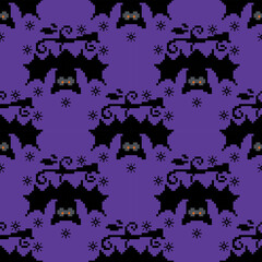 halloween seamless pattern