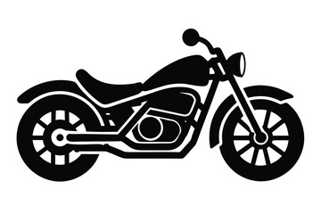 Fototapeta premium motorcycle icon silhouette vector illustration