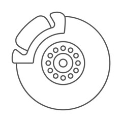 Disc Brake Rotor icon design
