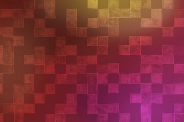 Abstract textured background with a gradient of warm colors, featuring a grid pattern of squares with a rough, sketched appearance, creating a dynamic and artistic visual