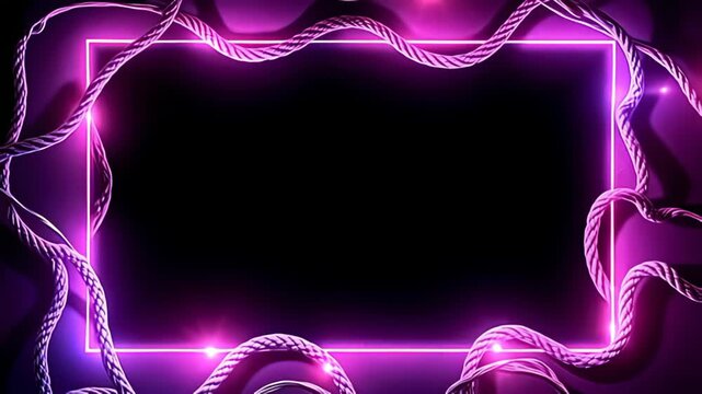a if roll from adenine glow dream, the galvanizing cable abut shot snake inward crank track gleaming with galvanizing blueness and lively magenta; pulsing of tint wave and surge