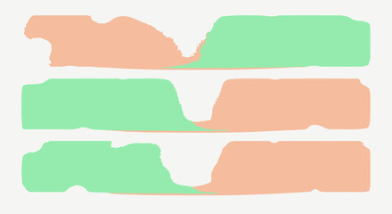 Stunning collection of vibrant gradient banners offers versatile design assets for websites, marketing, or promotional materials with a modern aesthetic