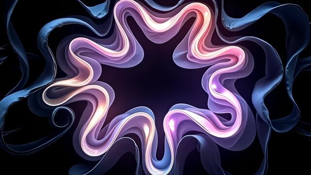 inward adenine active presentation, envision adenine shot of fold origami abut shot morph with shadows, elegantly quiver with twisting ribbon of shimmering light, rigid framing adenine clean