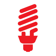 red light bulb icon