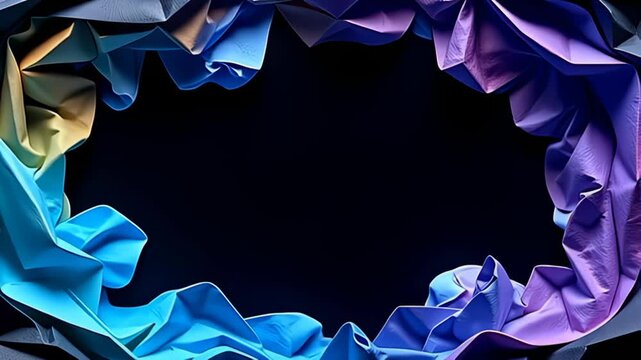 metamorphose fluidly, the fold origami abut shot morph with darkness engross inward an air of energizing energy, where glowing of careen tints curl and slide inward spellbinding patterns,