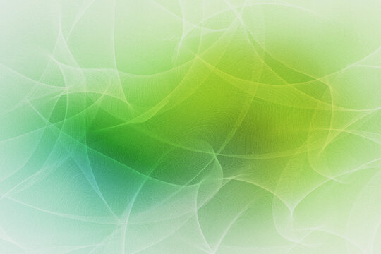 Abstract background with vibrant green and light blue swirling patterns and a subtle starry texture, ideal for nature and technology themes