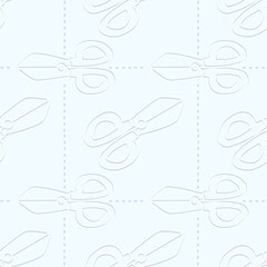 seamless pattern with lines scissors 