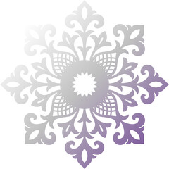 Snowflake ornament gradient S5-07