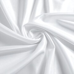 Close-up of white fabric folds (1)