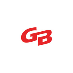 Logo Letter GB Simple Modern