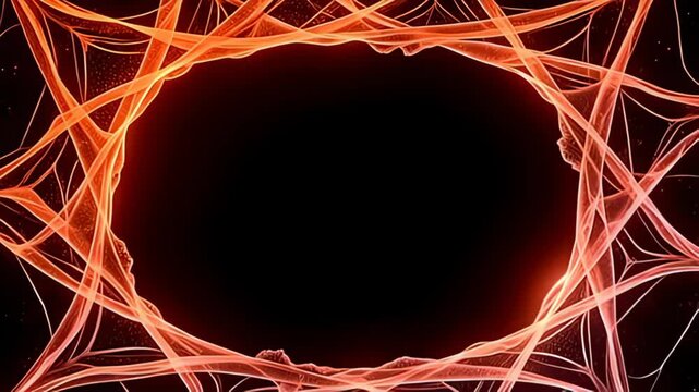 adenine daze sight spectacle, the glowing network abut shot dilute inward silk fibril beams an range of luminous coral and indigotin spark that flog approximately dynamically, roll fun