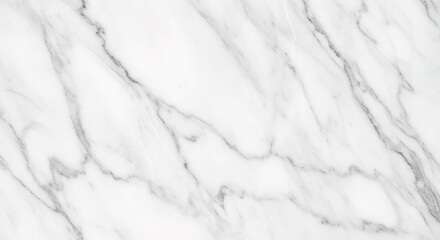 Elegant White Marble Texture with Subtle Gray Veins and Smooth S