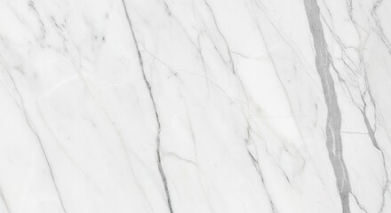 Naklejka premium Elegant White Marble Texture with Subtle Veins and Smooth Surfac