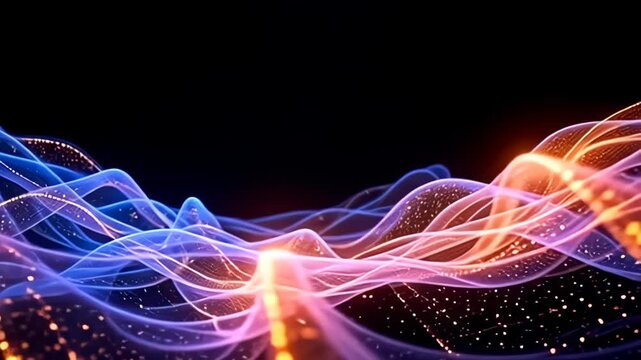 glowing network abut shot dilute inward silk fibril expose adenine arras of streaming light, where lively watercourse saltation fluently inward whole directions, apiece color quiver similar