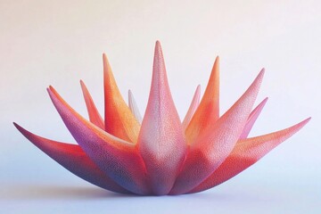 Vibrant marine life concept with colorful sea creature in detailed design for art and display