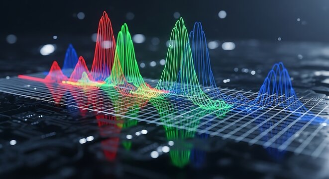 Data Visualization, Abstract, Colorful, Graphs, Information.