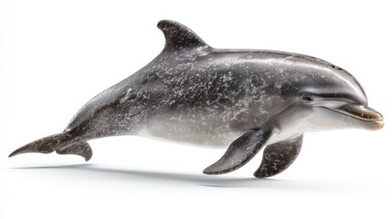 Obraz premium Dolphin isolated studio shot